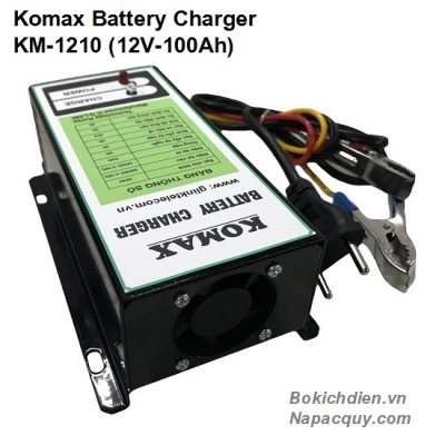 Máy nạp ắc quy tự động 3 chế độ KOMAX KM-1210